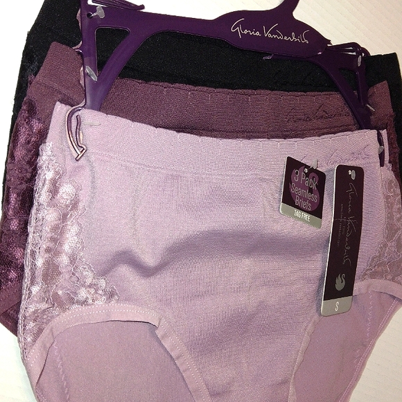 Last Set~ NWT GLORIA VANDERBILT☆Sexy Ladies Seamless Lacey Shaping Brief Panty - Picture 11 of 15